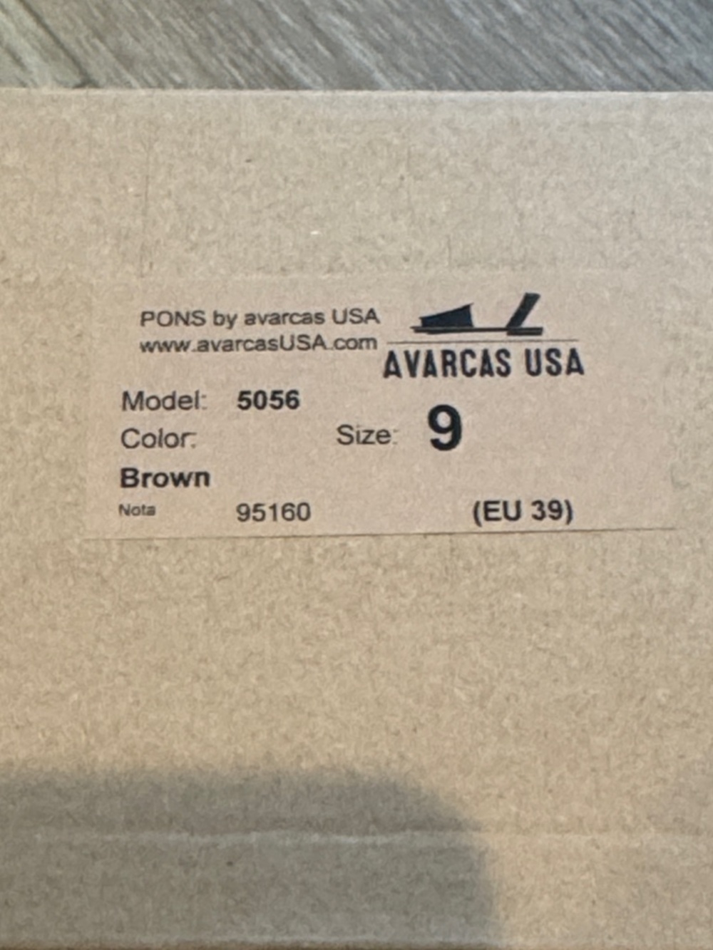 NIB Pons Shoes - Classic Espadrille Brown Size 9 - Picture 7 of 7
